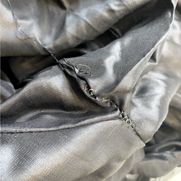 Vintage Oscar Leopold Black Animal Print Oversized 90s Leather Jacket L - Picture 11 of 15